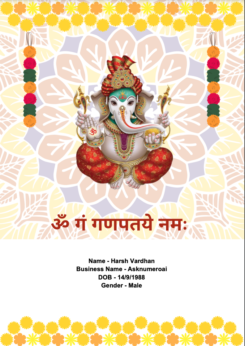 Business Name Correction showing alignment analysis