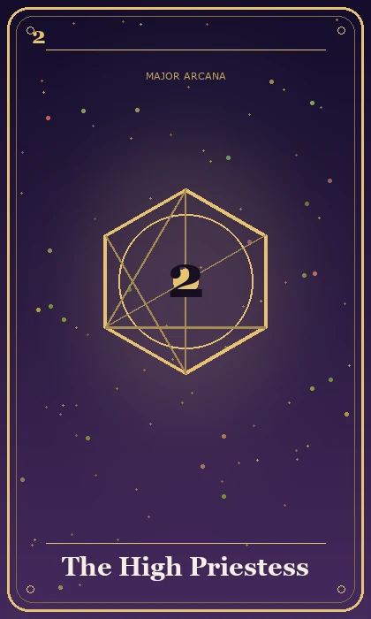 Example revealed Future Tarot card