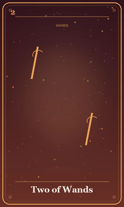Example revealed Present Tarot card